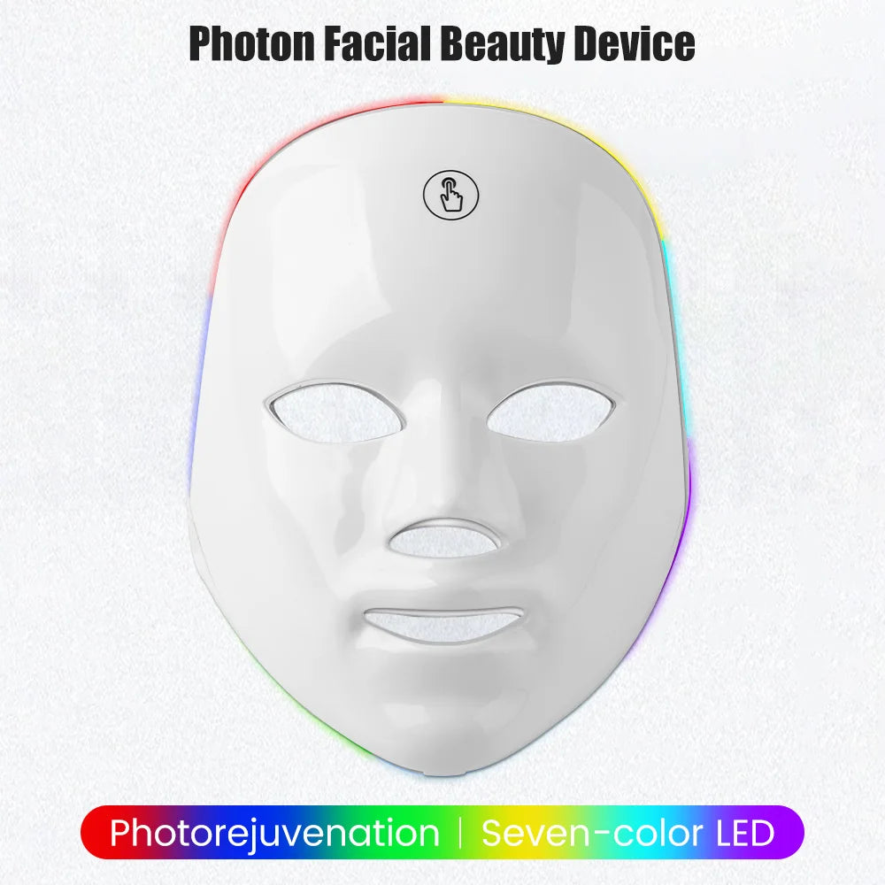 Rechargeable Facial LED Mask 7 Colors