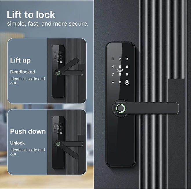 Tuya Wifi Electronic Smart Door Lock