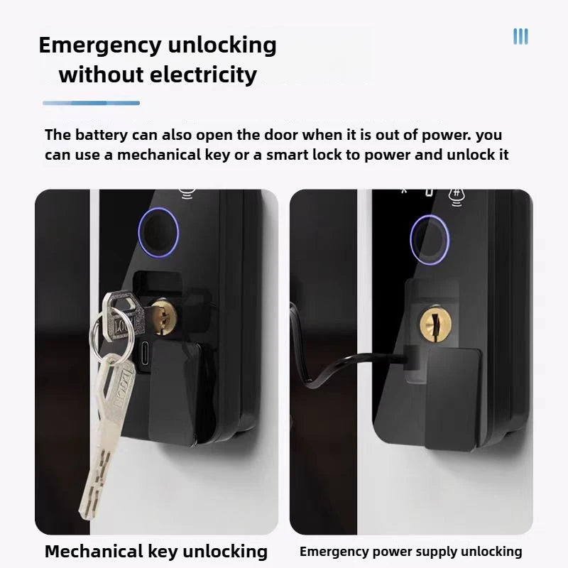 Fingerprint Lock 3D Face Recognition