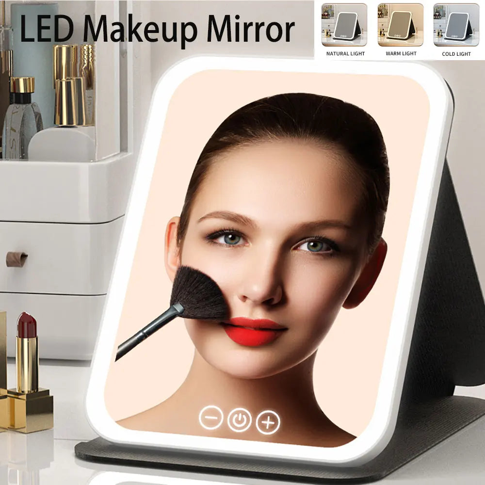 3 Colors Dimmable LED Makeup Mirror