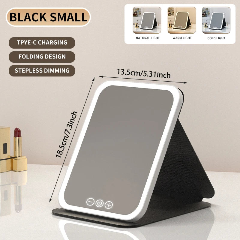3 Colors Dimmable LED Makeup Mirror