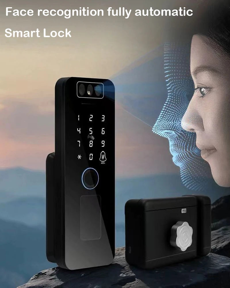 Fingerprint Lock 3D Face Recognition