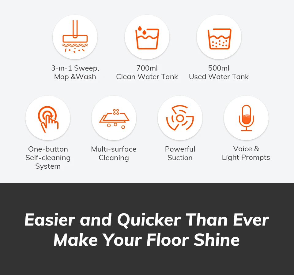 ILIFE W90 Cordless Wireless Wet Dry Cleaning