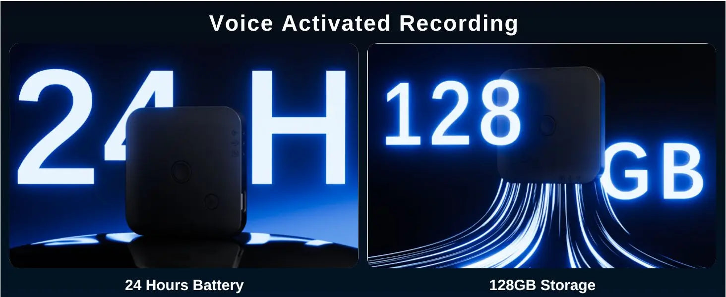 128G Mini AI Voice Activated Recorder