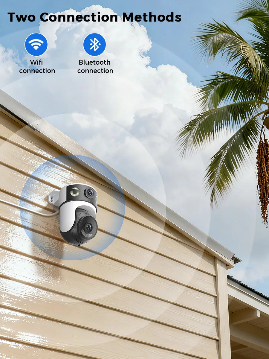 10MP 5K Dual Lens Dual Screens Wifi Camera