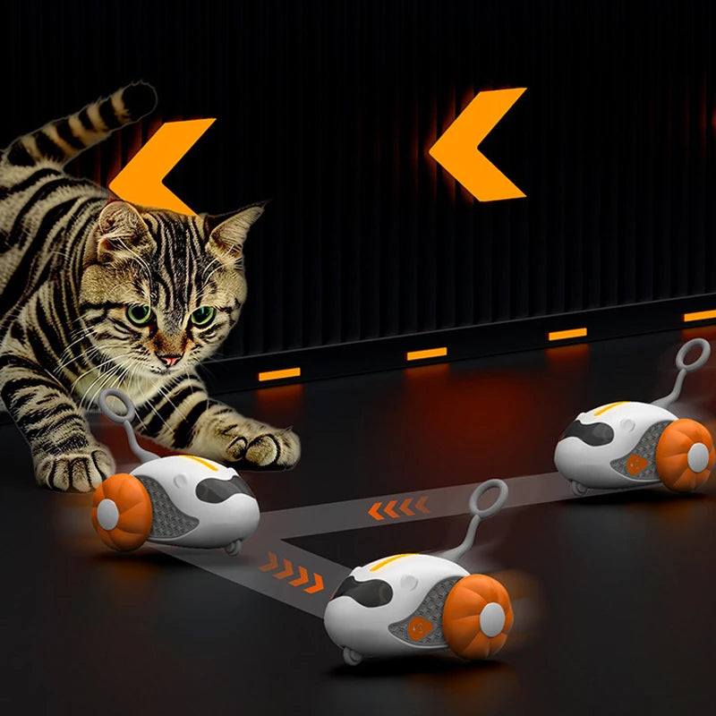 Cat Toy Ball Automatic Rolling Smart Cat Toy Car
