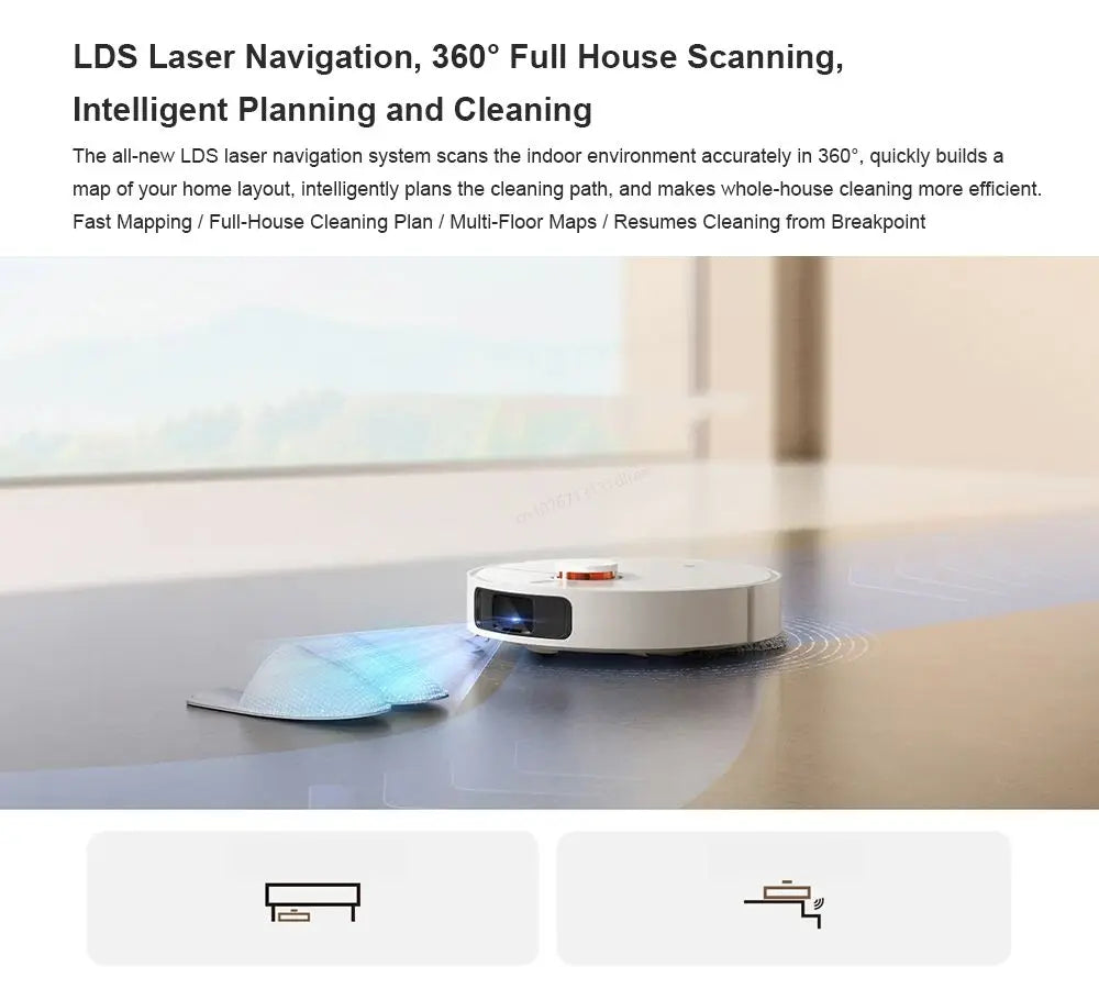 XIAOMI MIJIA Smart OMNI Robot 2 Vacuum Cleaners