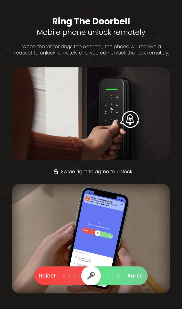 Fingerprint Waterproof Outdoor Garden Lock