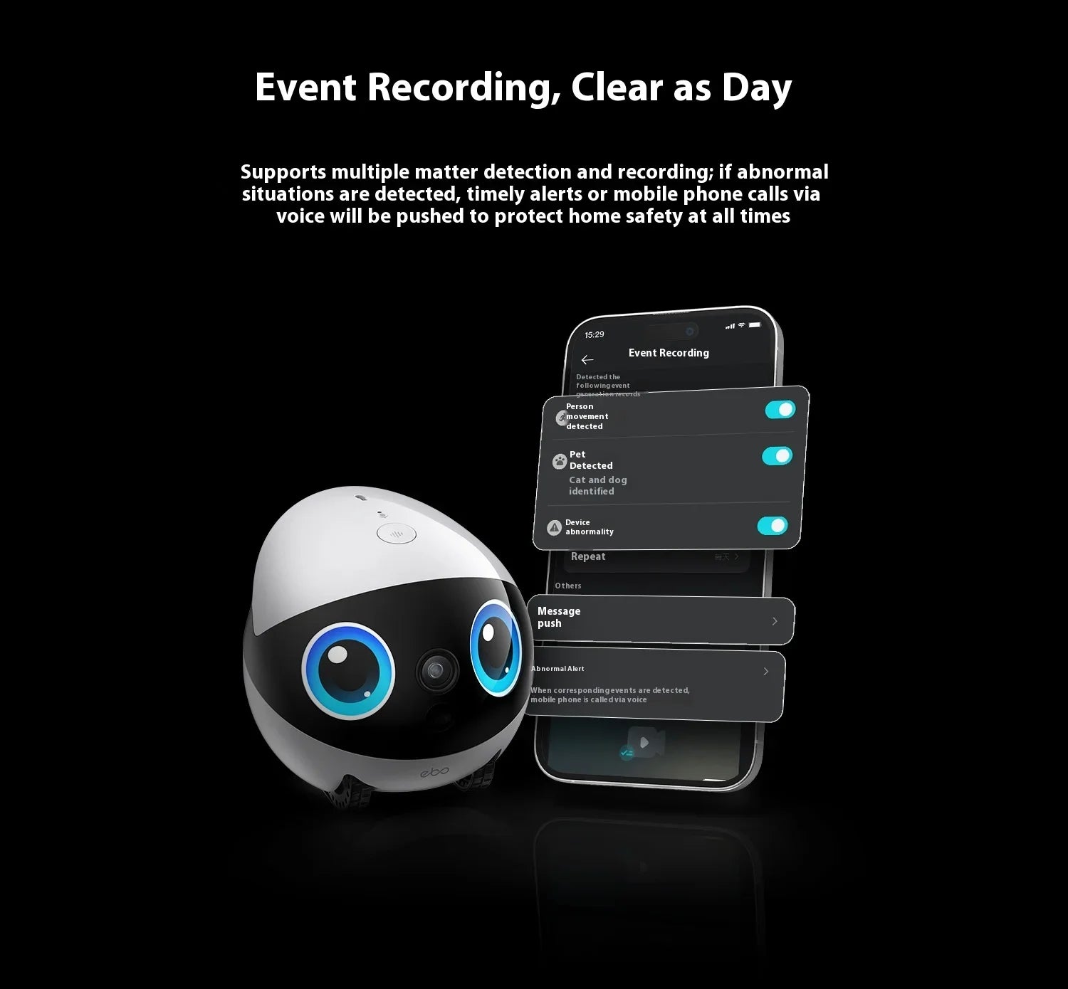 Enabot Air 2 Plus Intelligent Robot Wireless Camera AI