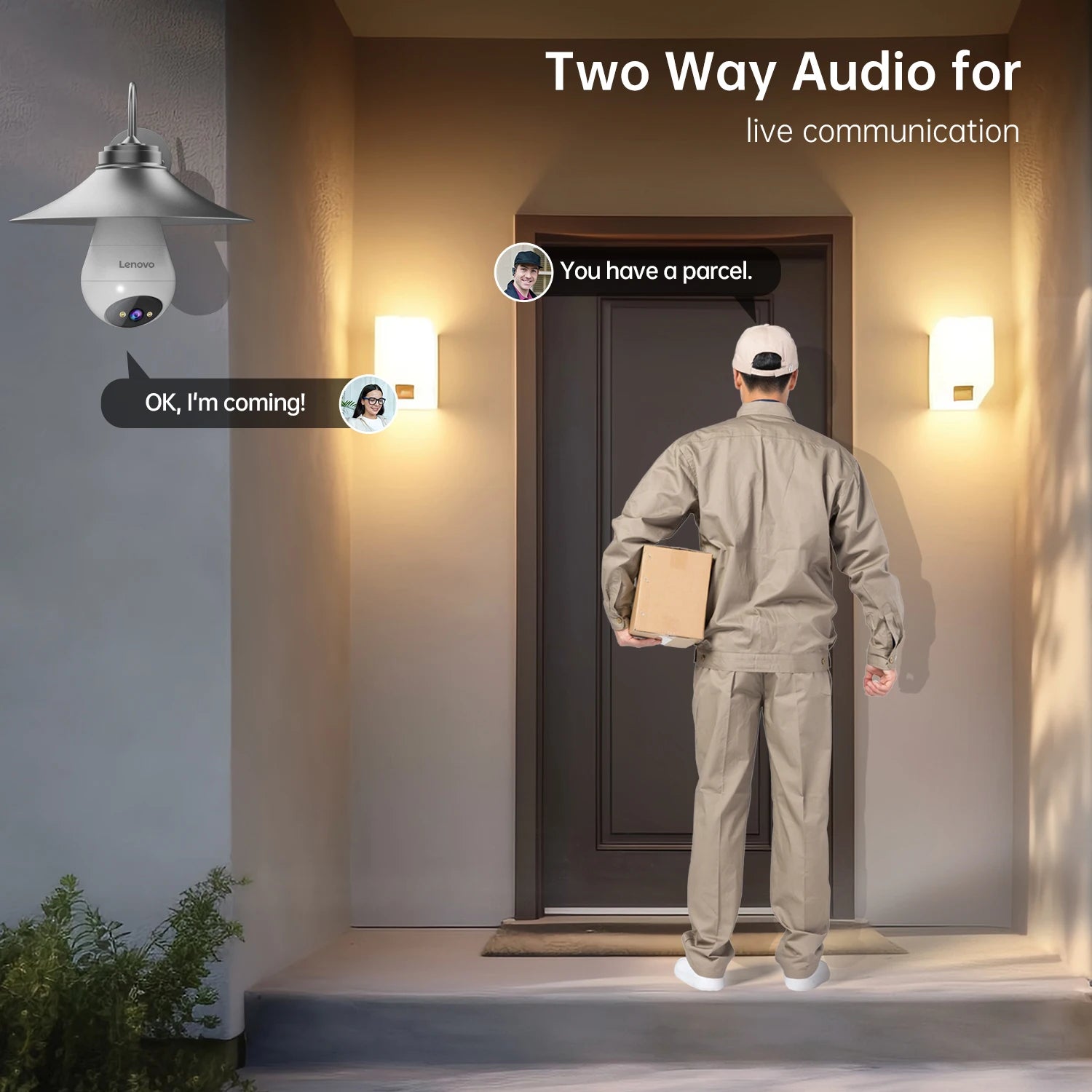 Lenovo E27 Bulb Camera 1080P WiFi Surveillance