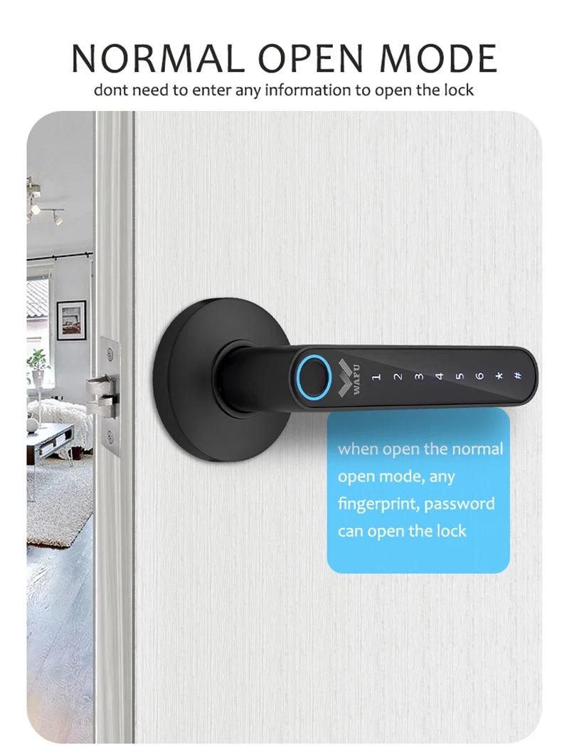 WAFU 016 Fingerprint Smart Door Lock