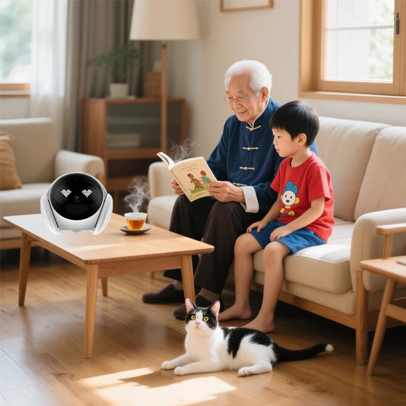 Famue Smart Child Care Robot with Pet Monitoring