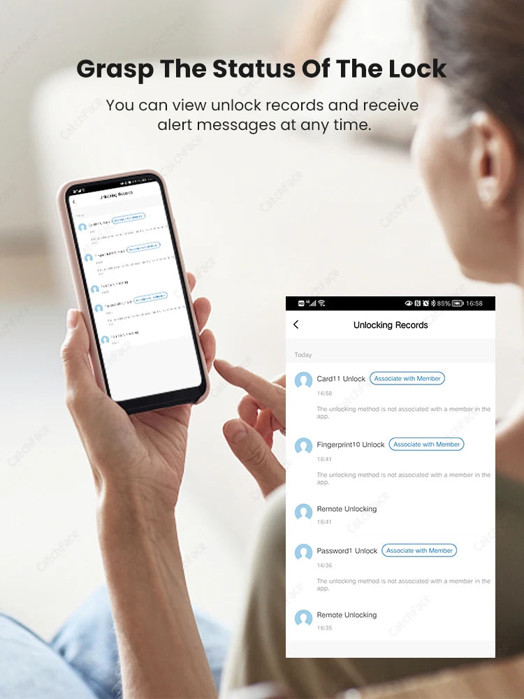 Fingerprint Waterproof Outdoor Garden Lock