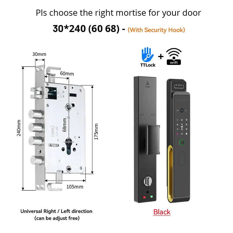 YRHAND Ttlock WiFi 3D Face Recognition