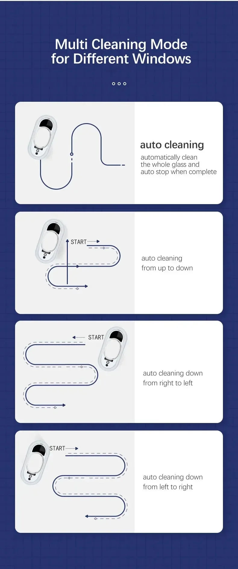 Window Cleaning Intelligent Robot Electric Glass