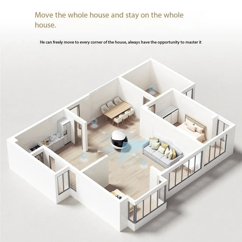 Enabot EBO AIR 2 Companion Robot 2K Home Security Pet Camera