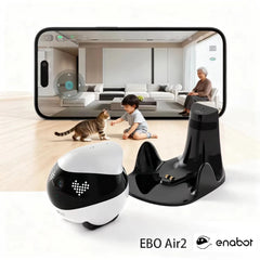 Enabot EBO AIR 2 Companion Robot 2K Home Security Pet Camera