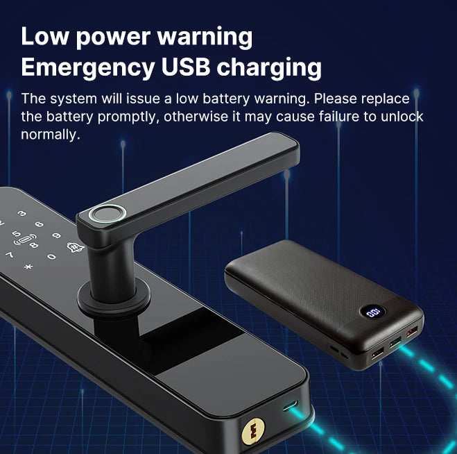 Tuya Wifi Electronic Smart Door Lock