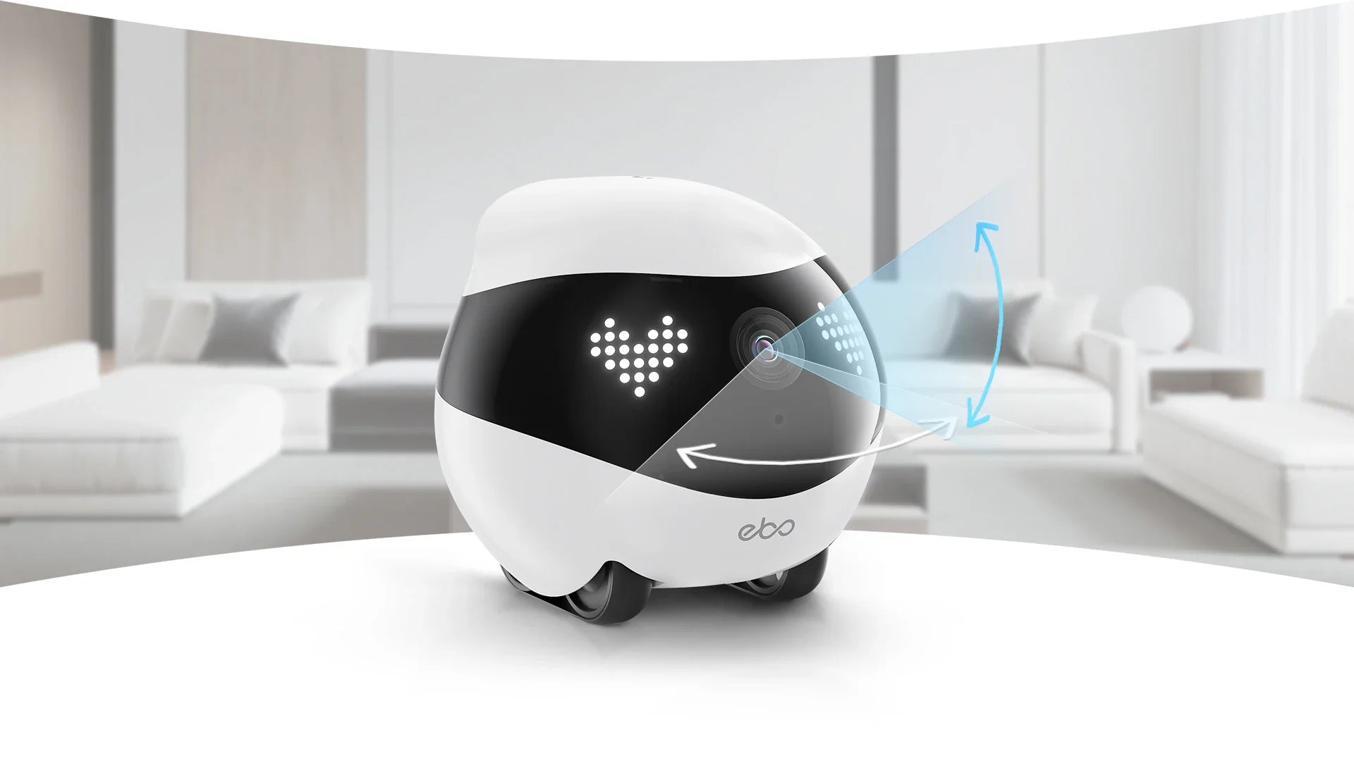 Enabot EBO AIR 2 Companion Robot 2K Home Security Pet Camera