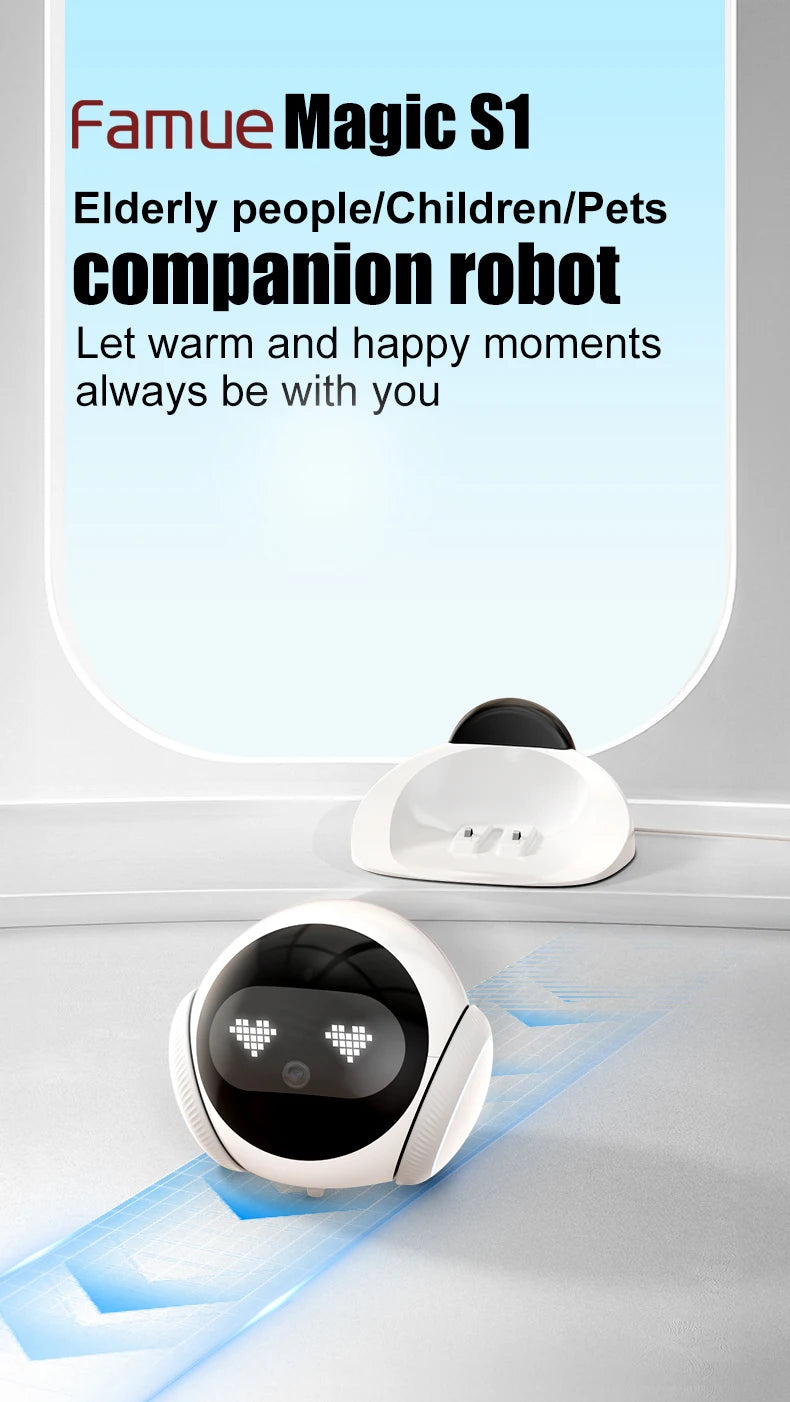 Famue Smart Child Care Robot with Pet Monitoring