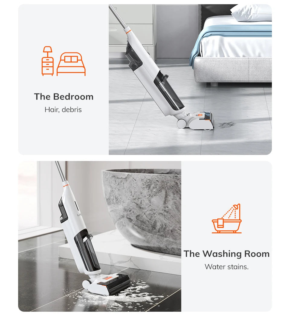 ILIFE W90 Cordless Wireless Wet Dry Cleaning