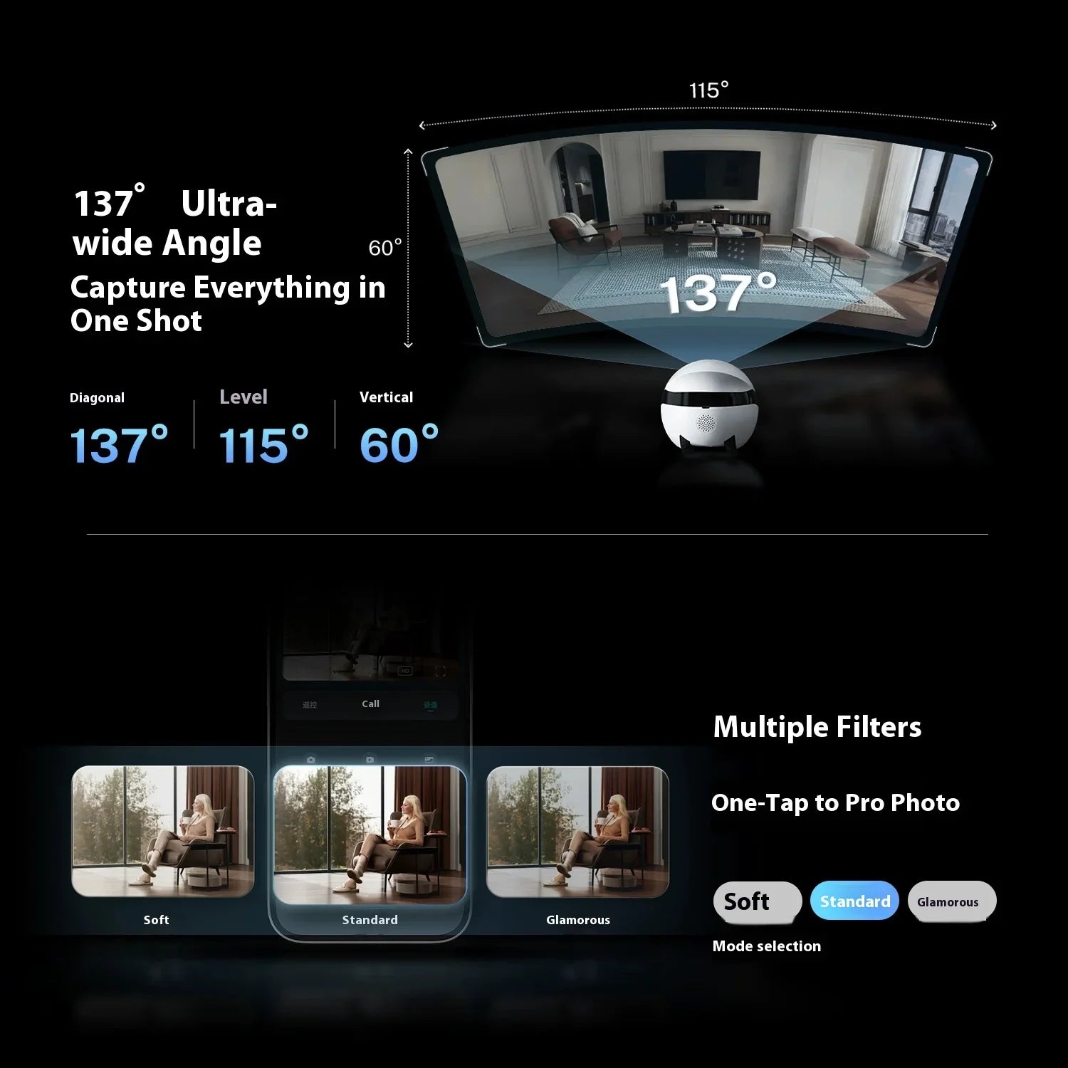Enabot Air 2 Plus Intelligent Robot Wireless Camera AI