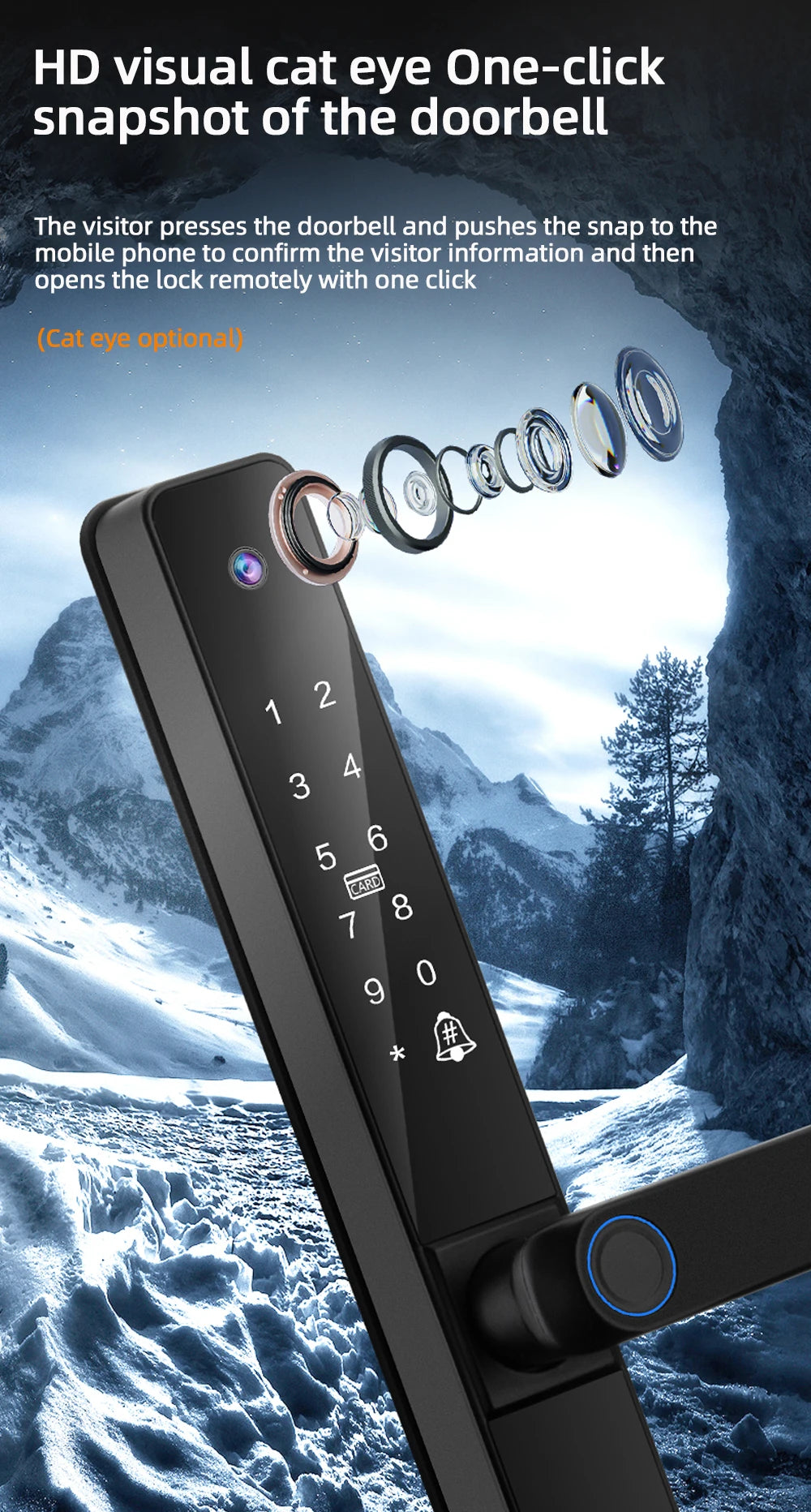 CDOK DQ05Tuya WiFi smart lock