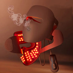 Safe Silicone Red LED Face Mask Beauty Skin