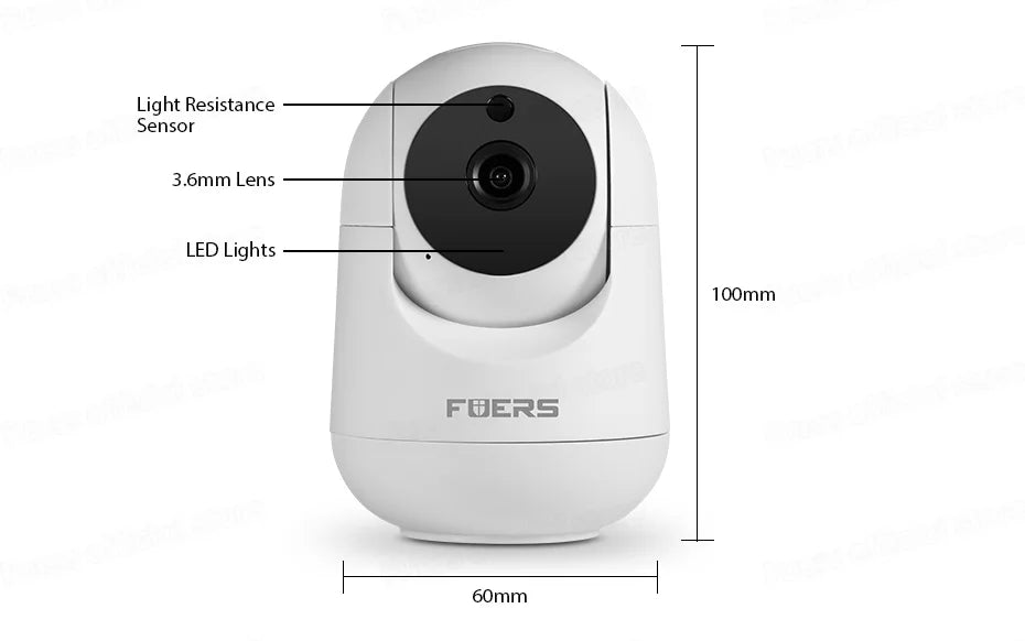 FUERS 5MP HD Indoor Security WIFI Camera