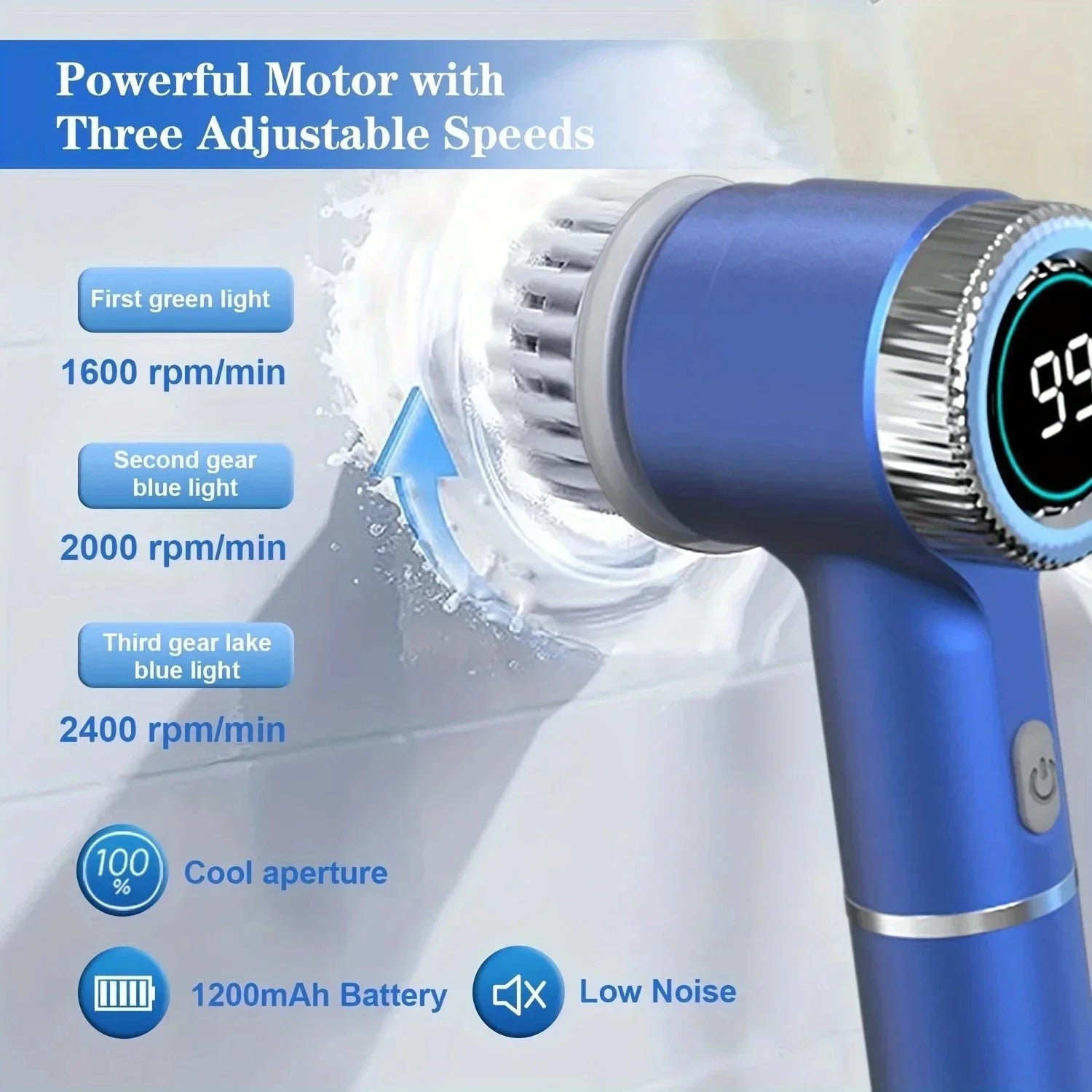 Wireless Electric cleaning brush powerful