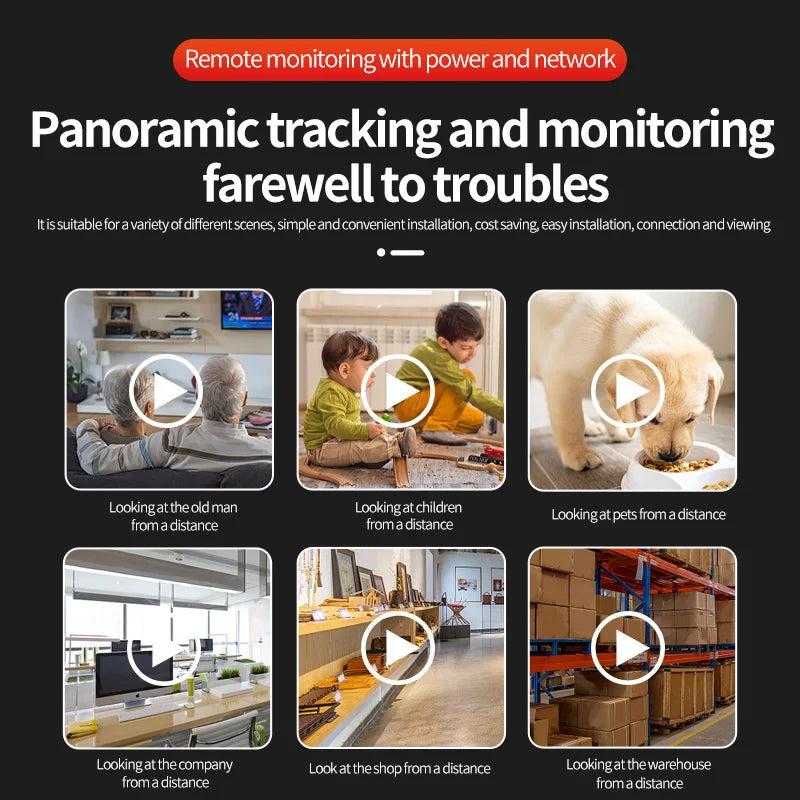 V360pro 2.4G WiFi Security Camera camera 1080P FHD PTZ Security Camera with Two-Way Audio, Night Vision & 4X Zoom