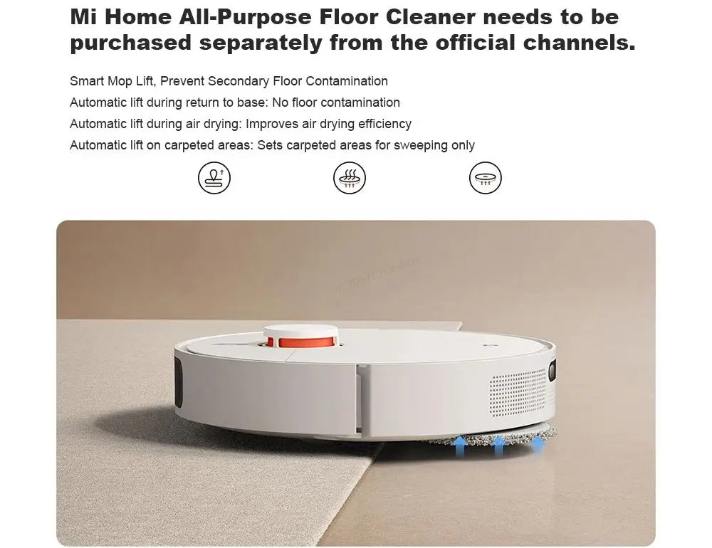 XIAOMI MIJIA Smart OMNI Robot 2 Vacuum Cleaners