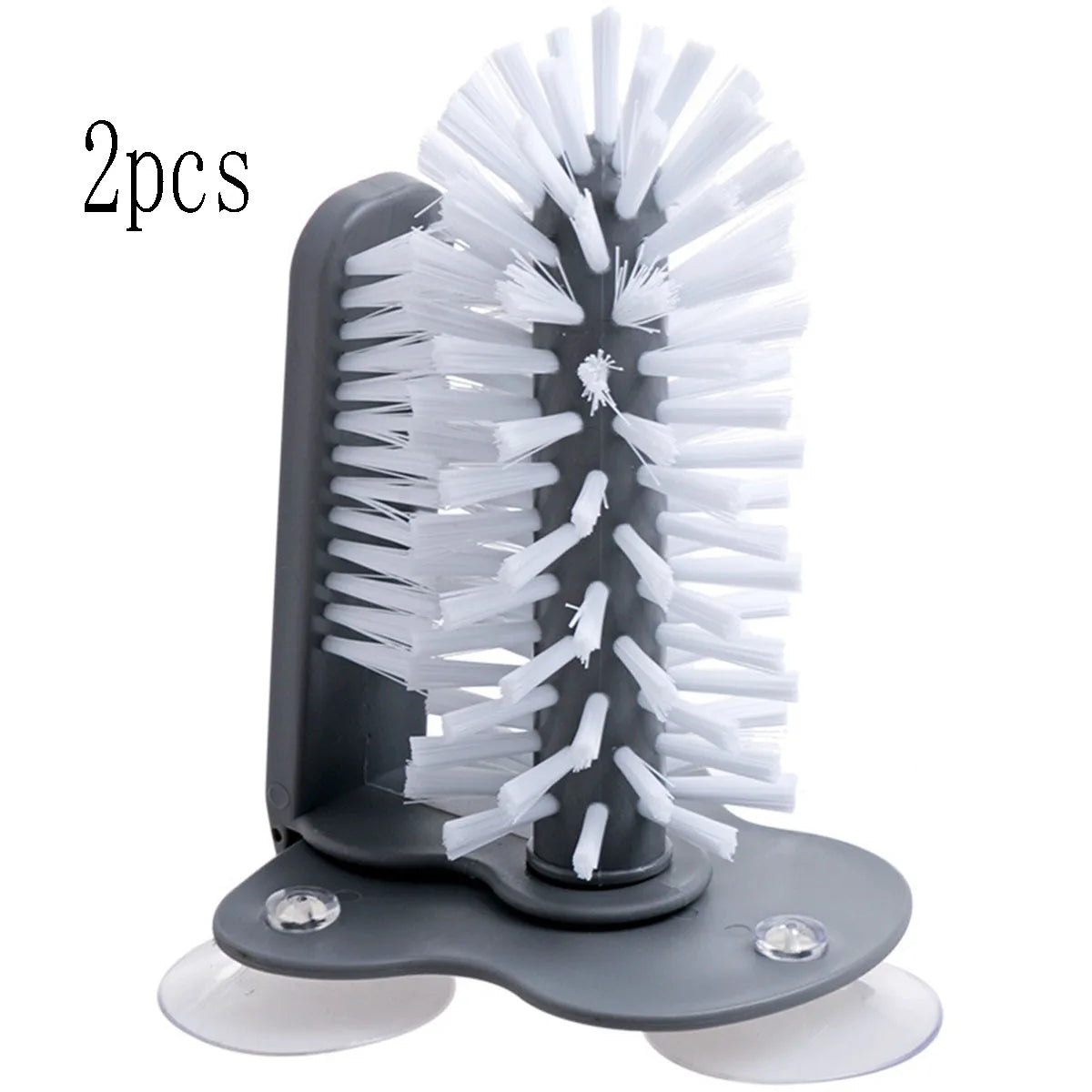 2 In 1 Cleaning Brush Cup Scrubber Suction Wall