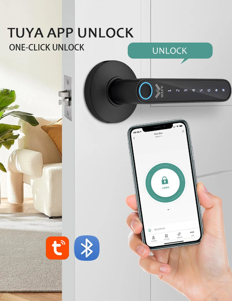 WAFU 016 Fingerprint Smart Door Lock