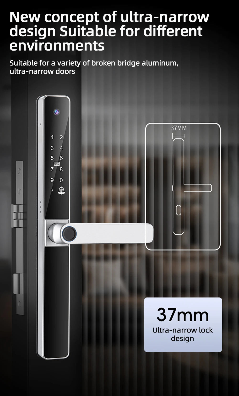 CDOK DQ05Tuya WiFi smart lock