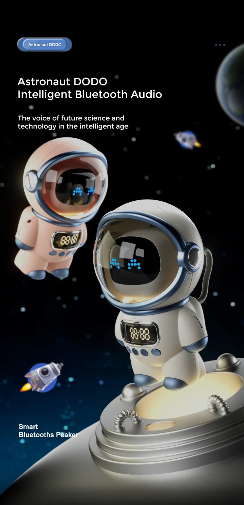 New portable wireless audio speaker