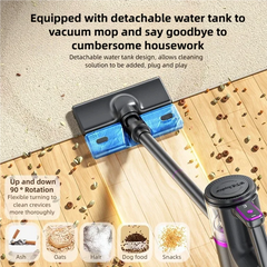 TINSOL 35000PA Cordless Vacuum Cleaner Vacuuming