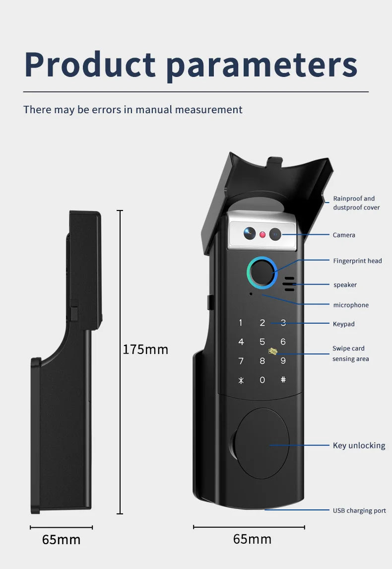 Tuya WiFi APP Double-Sided Fingerprint