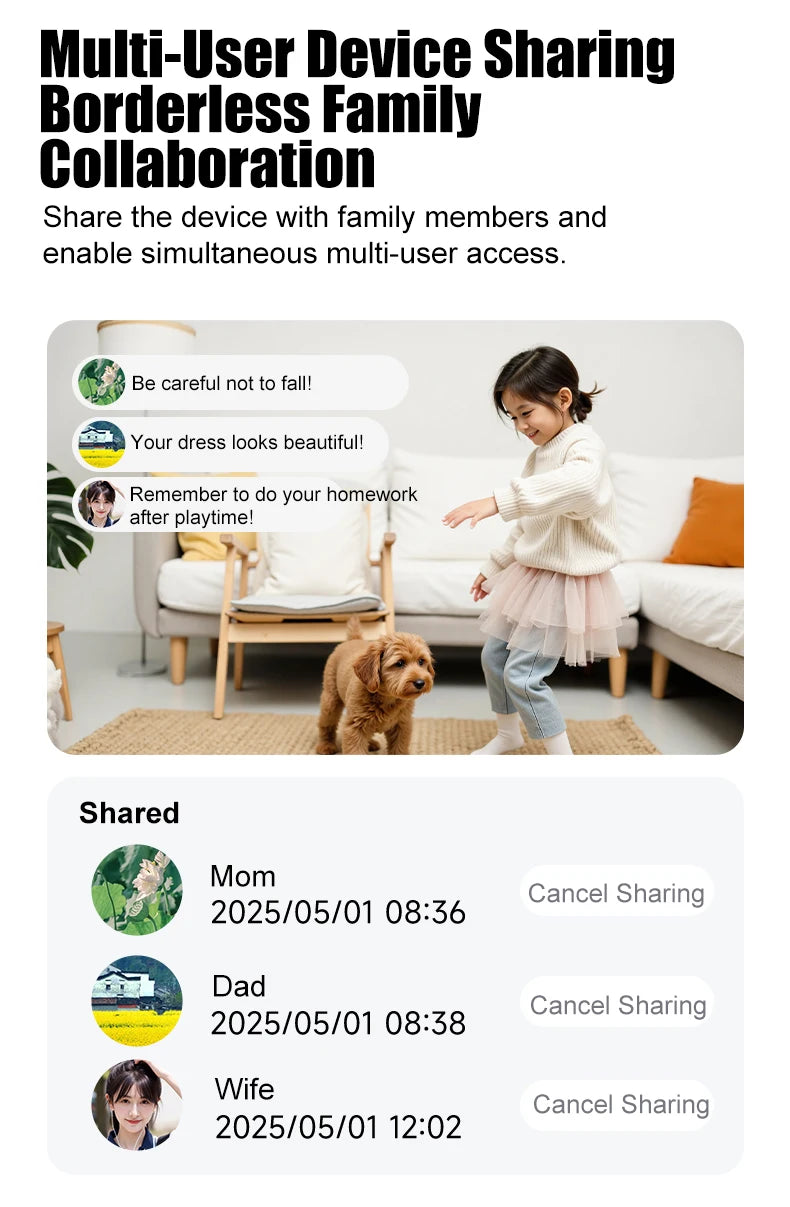 Famue Smart Child Care Robot with Pet Monitoring