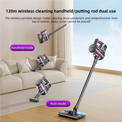 TINSOL 35000PA Cordless Vacuum Cleaner Vacuuming